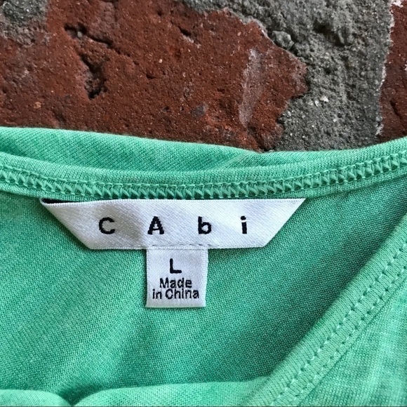 CAbi Large tank top green turquoise - Picture 3 of 5